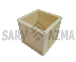 قالب نمونه گیری بتن مکعبی 15*15 پلاستیکی یک تکه